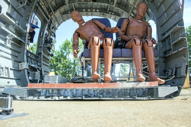 NASA image: TRACT 2 Frame Drop Test AT NASA Langley Research Center's Landin