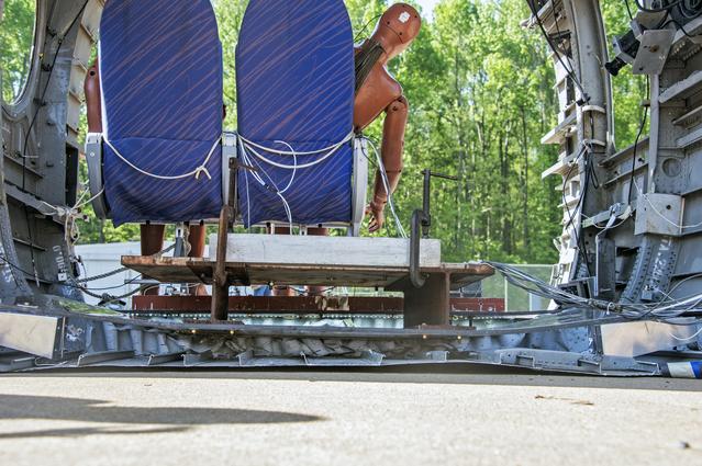 NASA image: TRACT 2 Frame Drop Test AT NASA Langley Research Center's Landin