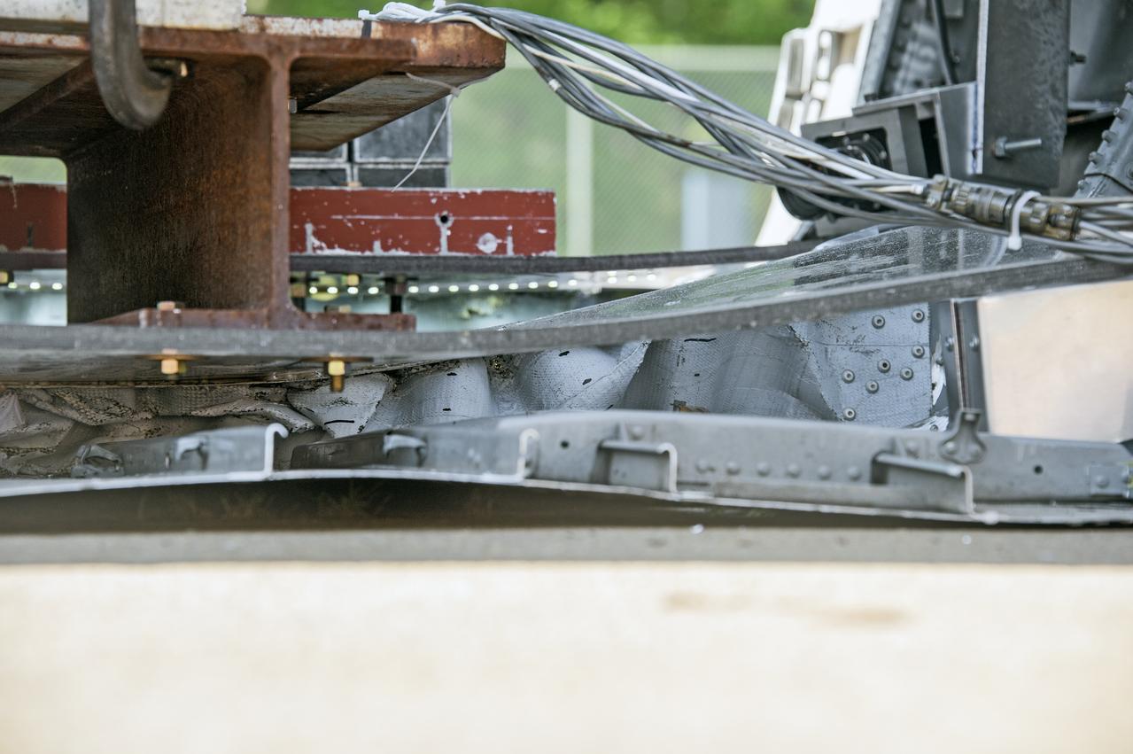 (Tract)2 Transport Rotorcraft Airframe Crash Testbed; Full Frame Drop Test: rotary wing crash worthiness, impact research at NASA Langley Research Center's Landing and Impact Research (LandIR) Facility   Building 1297