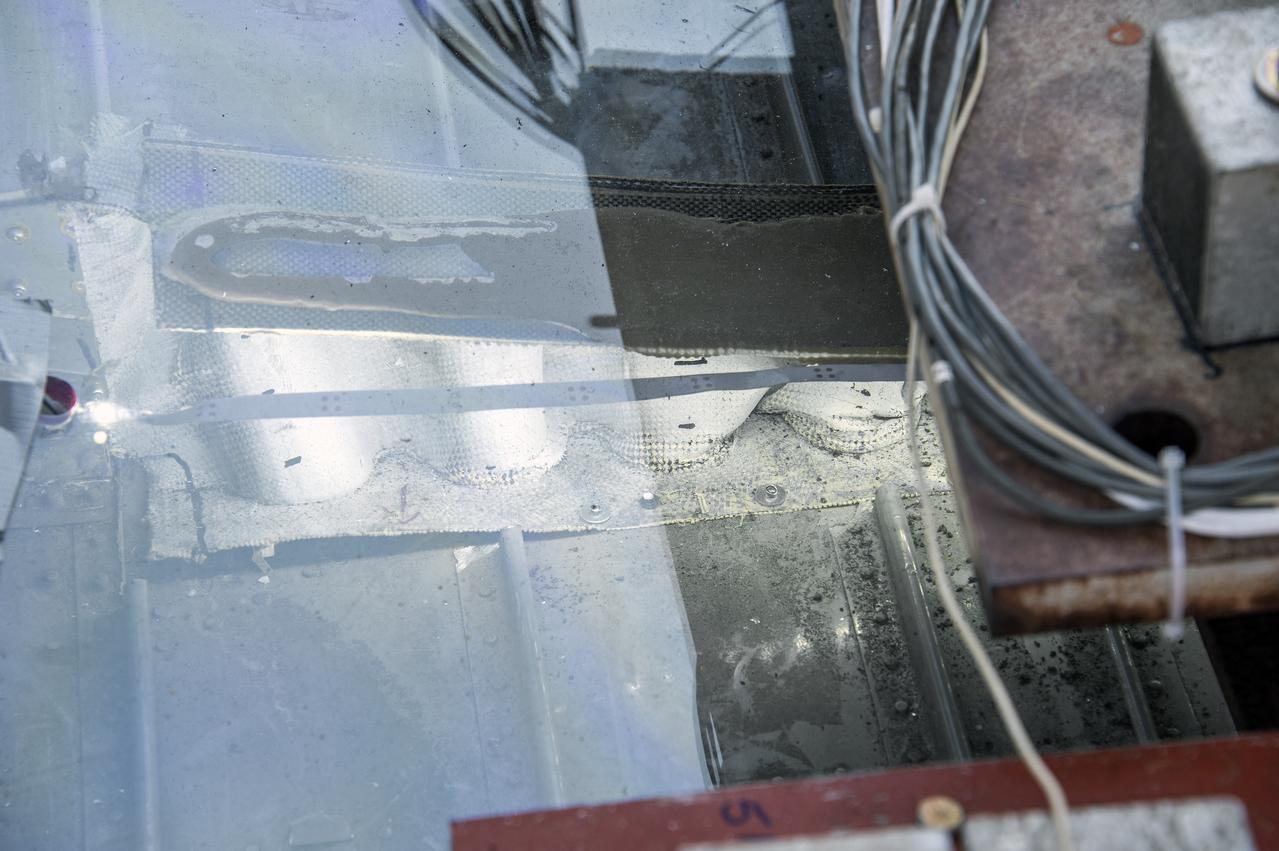 (Tract)2 Transport Rotorcraft Airframe Crash Testbed; Full Frame Drop Test: rotary wing crash worthiness, impact research at NASA Langley Research Center's Landing and Impact Research (LandIR) Facility   Building 1297