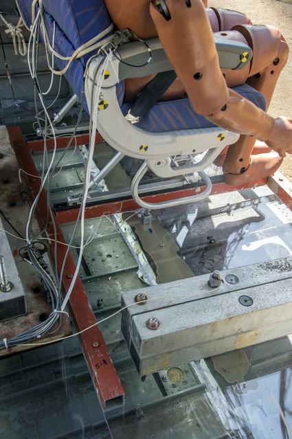 NASA image: TRACT 2 Frame Drop Test AT NASA Langley Research Center's Landin