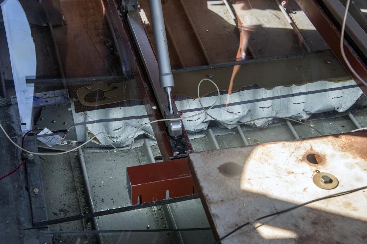 (Tract)2 Transport Rotorcraft Airframe Crash Testbed; Full Frame Drop Test: rotary wing crash worthiness, impact research at NASA Langley Research Center's Landing and Impact Research (LandIR) Facility   Building 1297