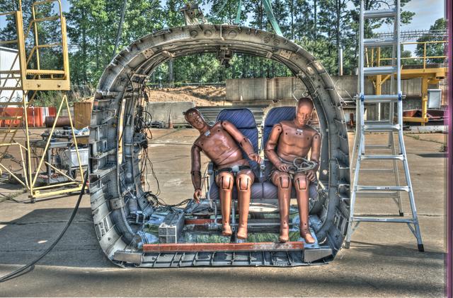 NASA image: TRACT 2 Frame Drop Test AT NASA Langley Research Center's Landin