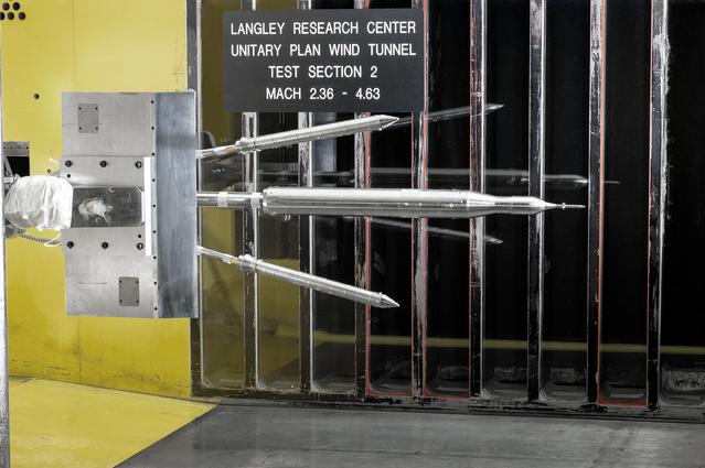 NASA image: The Unitary Plan Wind Tunnel(UPWT) Test 1891 Space Launch System