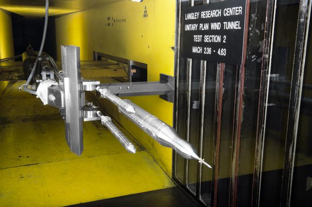 NASA image: The Unitary Plan Wind Tunnel(UPWT) Test 1891 Space Launch System