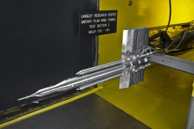 NASA image: The Unitary Plan Wind Tunnel(UPWT) Test 1891 Space Launch System