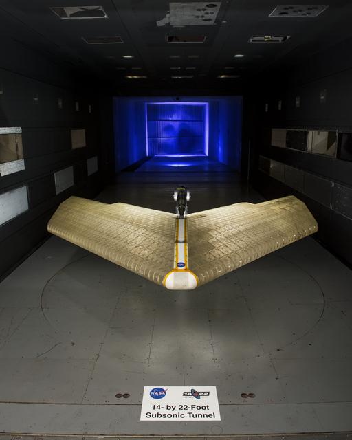 NASA image: MADCAT model in 14x22 Foot Subsonic Tunnel NASA Langley 