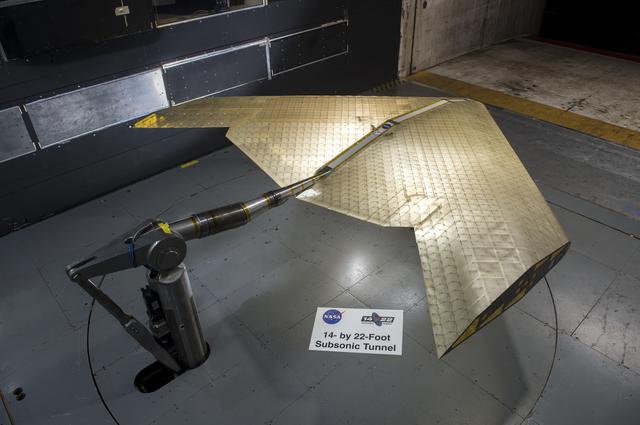 NASA image: MADCAT model in 14x22 Foot Subsonic Tunnel NASA Lagnely 