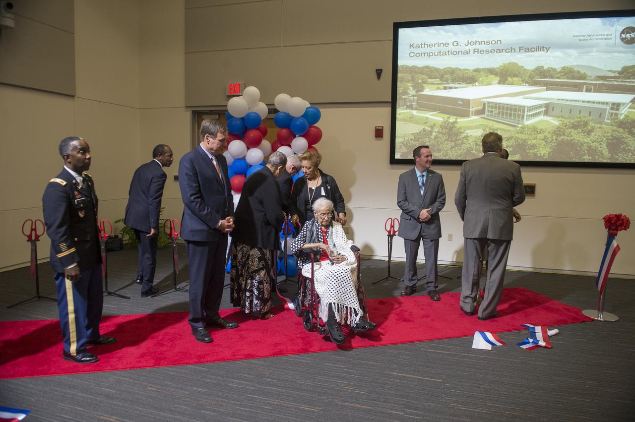 Katherine G. Johnson Computational Research Facility Ribbon Cutting Ceremony, and tour