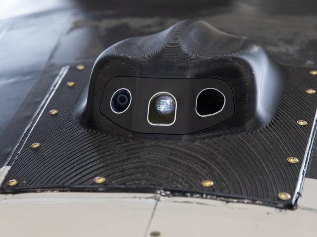 NASA image: Testing of the External Vision System (XVS) Software on the B200 King Air