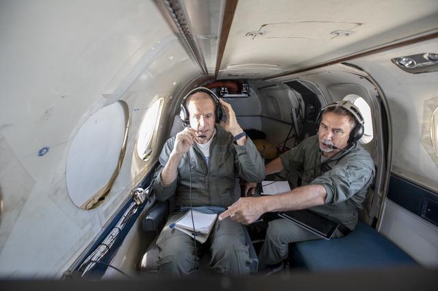NASA image: Testing of the External Vision System (XVS) Software on the B200 King Air