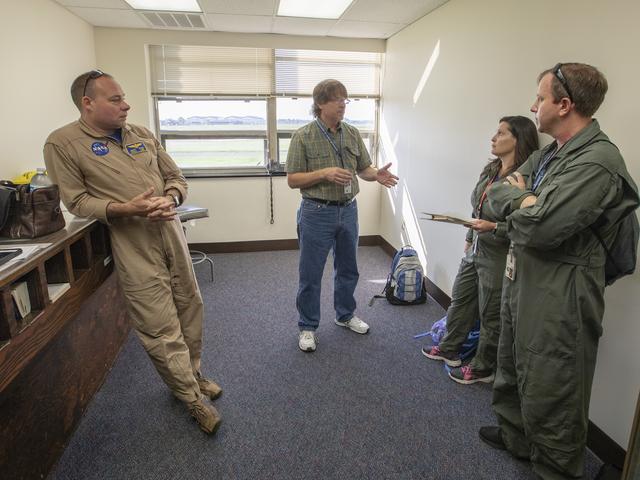 NASA image: Testing of the External Vision System (XVS) Software on the B200 King Air