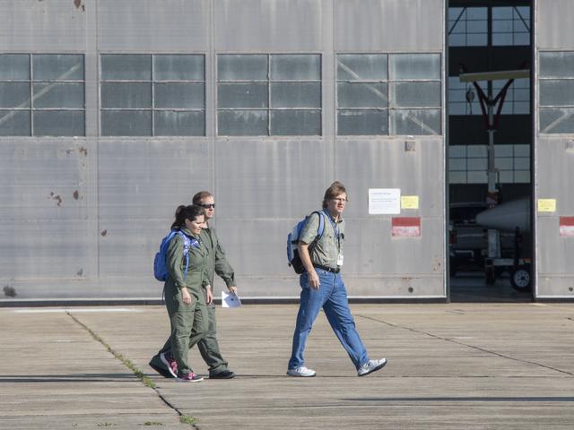 NASA image: Testing of the External Vision System (XVS) Software on the B200 King Air