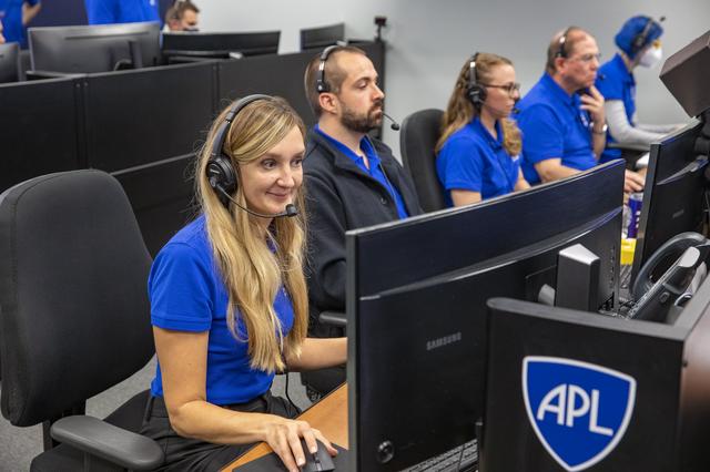 NASA image: NASA’s Double Asteroid Redirection Test (DART) command team at Johns Hopkins University