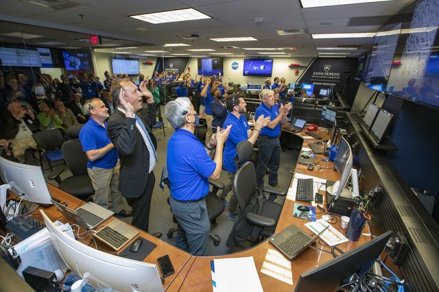 NASA image: NASA’s Double Asteroid Redirection Test (DART) command team at Johns Hopkins University