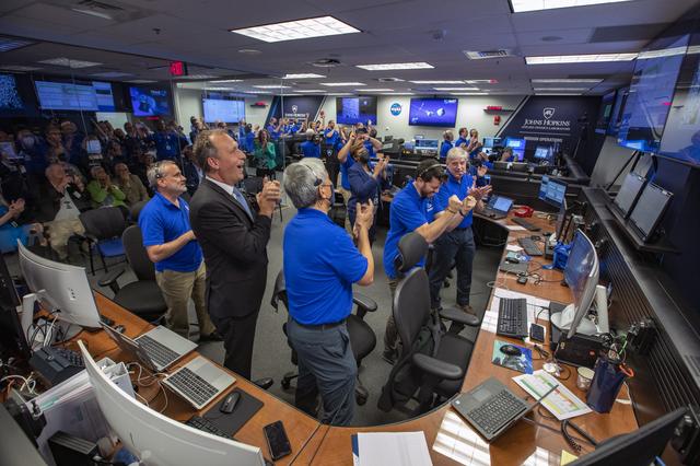 NASA image: NASA’s Double Asteroid Redirection Test (DART) command team at Johns Hopkins University