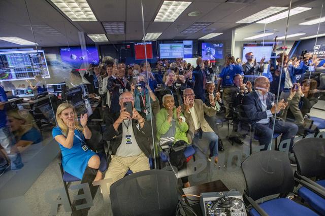 NASA image: NASA’s Double Asteroid Redirection Test (DART) command team at Johns Hopkins University