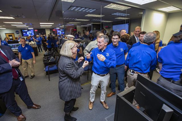 NASA image: NASA’s Double Asteroid Redirection Test (DART) command team at Johns Hopkins University