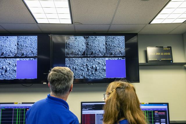 NASA image: NASA’s Double Asteroid Redirection Test (DART) command team at Johns Hopkins University