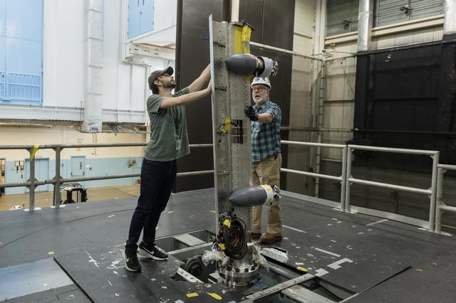 NASA image: NASA Tests Advanced Air Mobility Aircraft Wing in Langley Wind Tunnel