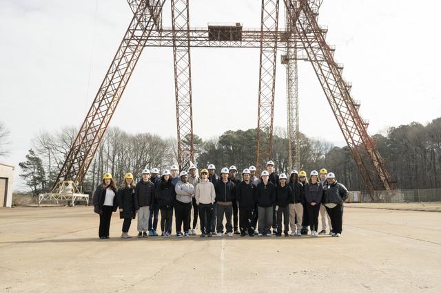 NASA image: Old Dominion University's (MEESA) Lab School Students Tour Gantry