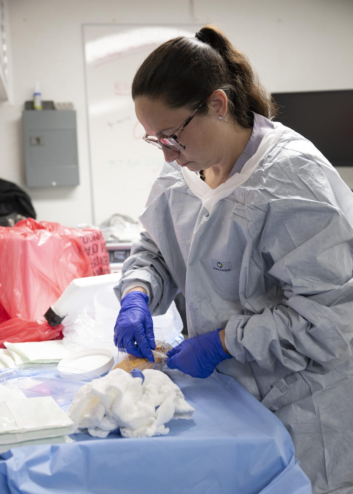 NASA Langley partnered with UNOS, a non-profit organization that manages the U.S. organ transplant system, to conduct the first-of-its-kind organ transport drone test with a human kidney on June 5, 2026 at Langley Research Center in Hampton, Va. Photo Credit NASA/Ryan Hill