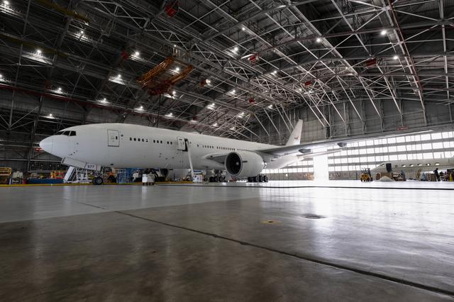 NASA's B777 Sports New Paint Job