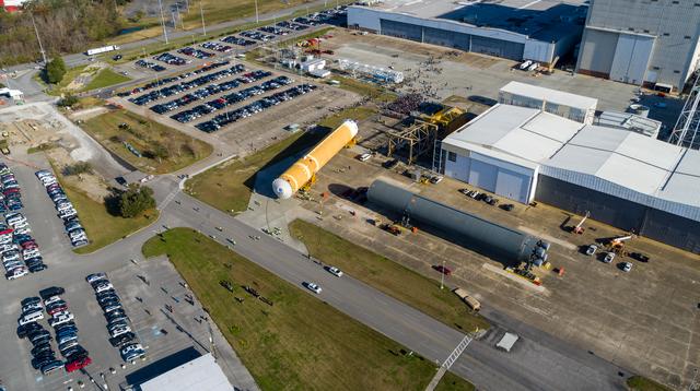 NASA image: NASA Moves First Artemis SLS Rocket Stage from NASA’s Factory 