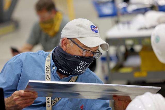 NASA image: Welding Underway on Orion for First Artemis Mission Landing Astronauts on the Moon 