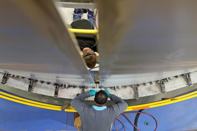 NASA image: Exploration Upper Stage (EUS) Panel Test Weld