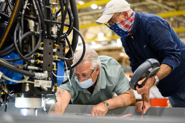 NASA image: Welding Underway on Orion Spacecraft for NASA’s Artemis III Mission
