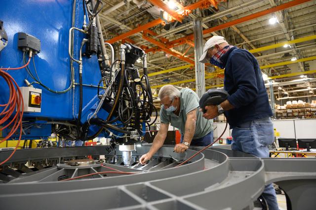 NASA image: Welding Underway on Orion Spacecraft for NASA’s Artemis III Mission