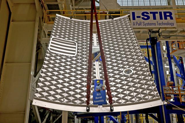 NASA image: Exploration Upper Stage (EUS) Test Panel Lifts