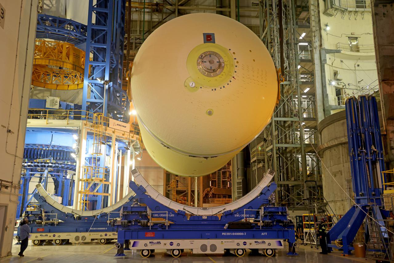 NASA Readies Artemis II Liquid Oxygen Tank for Next Phase of Manufacturing