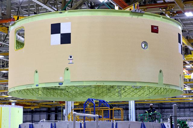 NASA image: NASA Readies Artemis II Forward Skirt for First Core Stage Mate