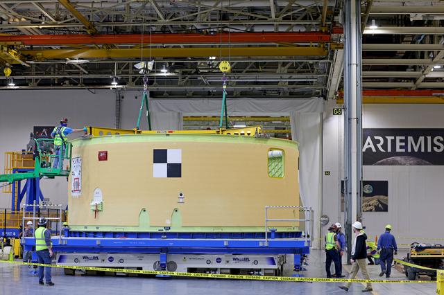 NASA image: NASA Readies Artemis II Forward Skirt for First Core Stage Mate