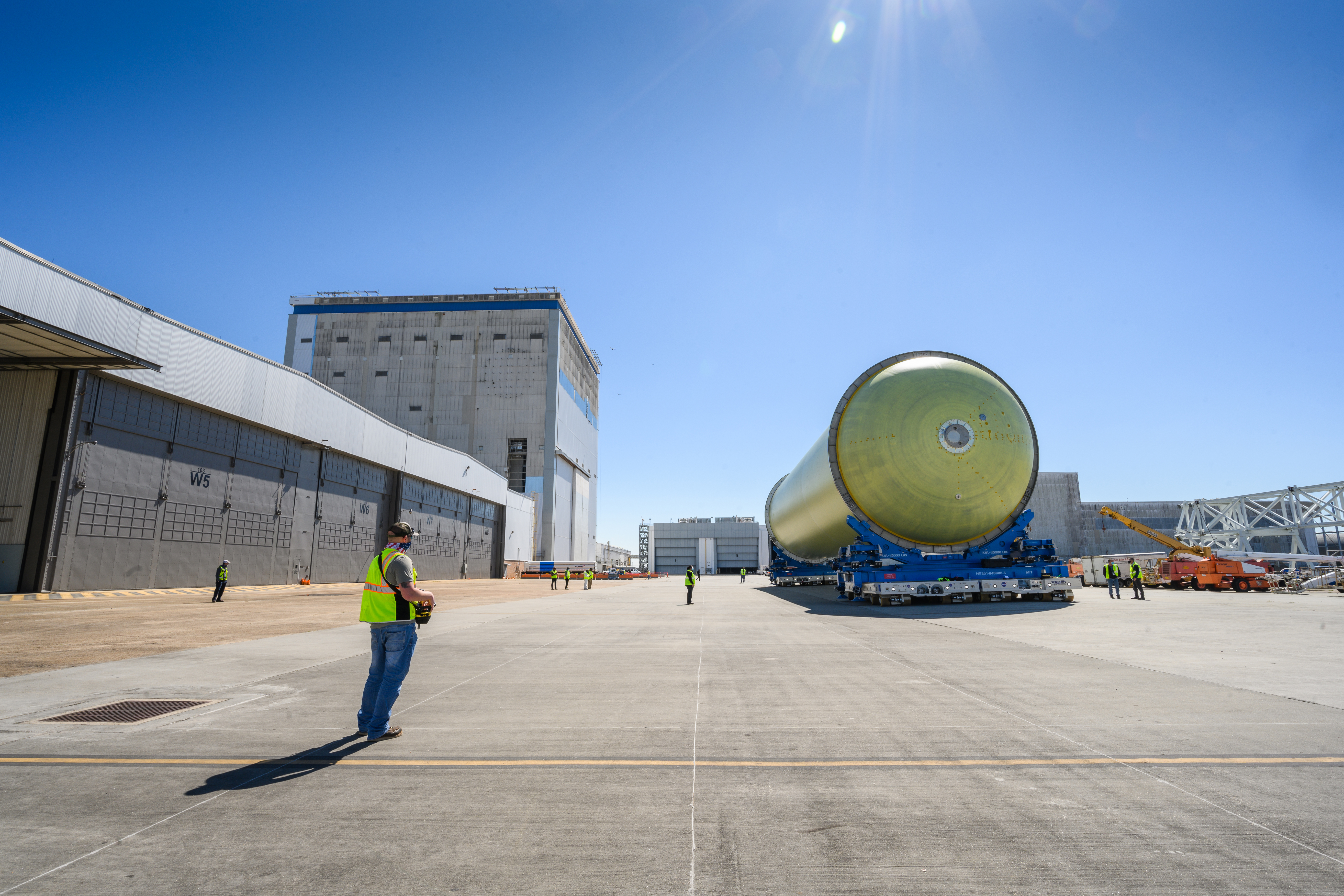 NASA Readies Artemis II Liquid Hydrogen Tank for Next Phase of Manufacturing