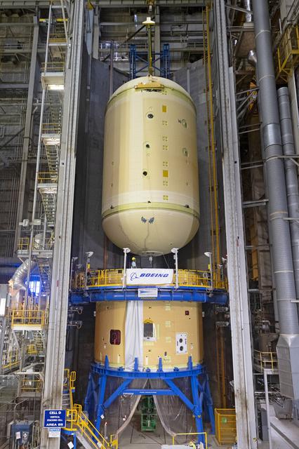 NASA image: NASA Readies Artemis II with the Core Stage Forward Join