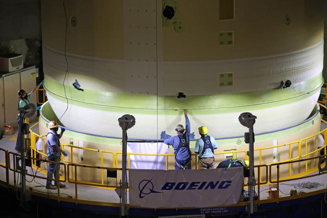 NASA image: NASA Readies Artemis II with the Core Stage Forward Join