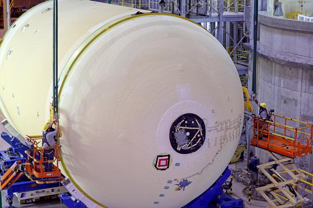 NASA image: NASA Readies Artemis II with the Core Stage Forward Join