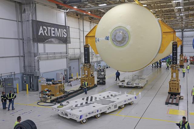NASA image: NASA Makes Progress on Artemis II Core Stage Assembly
