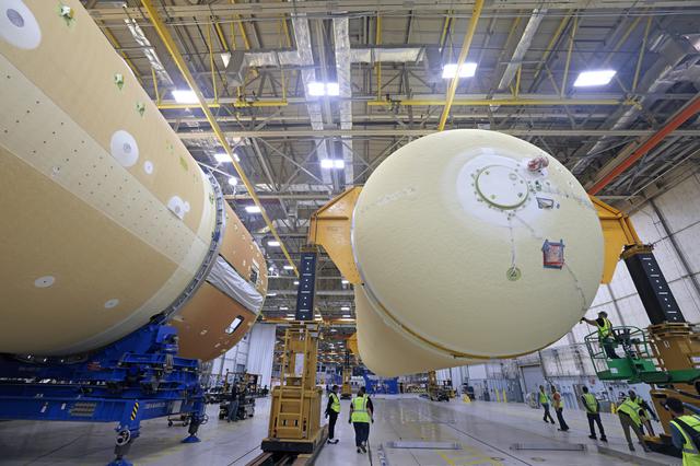 NASA image: NASA Makes Progress on Artemis II Core Stage Assembly