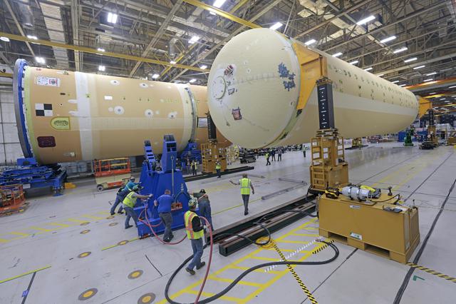 NASA image: NASA Makes Progress on Artemis II Core Stage Assembly