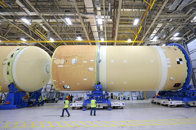 NASA image: NASA Makes Progress on Artemis II Core Stage Assembly