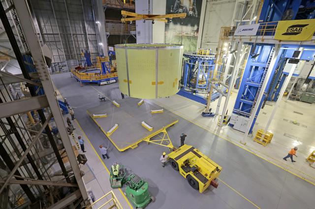 NASA image: NASA Moves Artemis IV Engine Section
