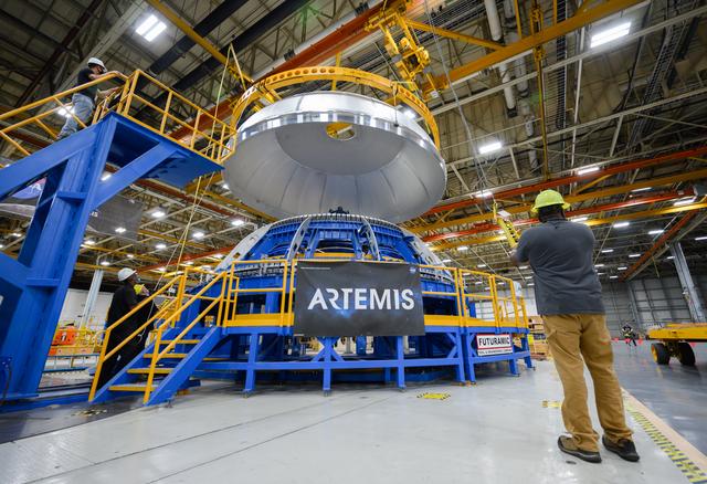 NASA Completed Welding of Artemis III Core Stage Tank Dome