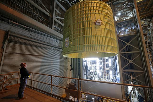 NASA image: NASA Moves Core Stage 3 Intertank  