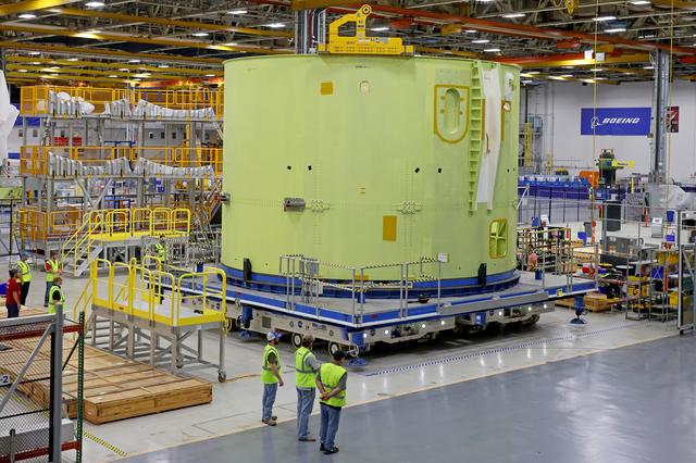 NASA image: Artemis III Engine Section Moves to VAB