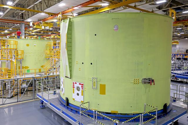 NASA image: Artemis III Engine Section Moves to VAB