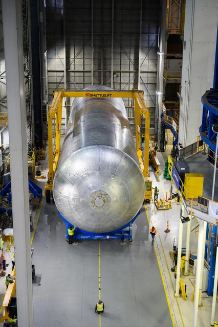 NASA image: Liquid Hydrogen Tank for Artemis III Moves on to Next Phase of Production